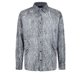 Mr&Mrs Italy Grey Viscose Men Shirt