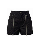 Mr&Mrs Italy Black Cotton Women Shorts