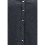 The Row Gray Cotton Cardigan