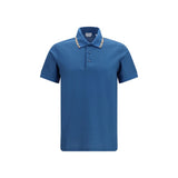Burberry Blue Cotton Polo Shirt