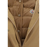 Moncler Beige Polyamide Shell Jacket
