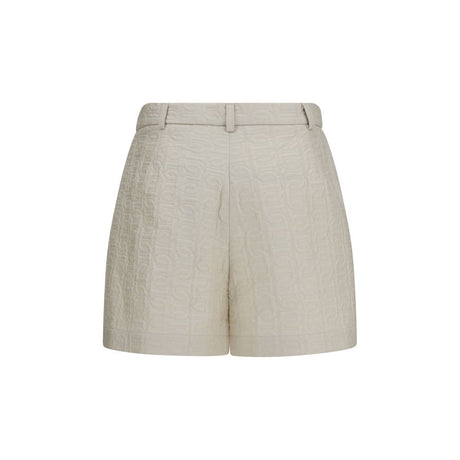 Moncler Beige Polyamide Bermuda Shorts