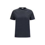 Brunello Cucinelli Gray Cotton T-Shirt