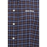 Miu Miu Multicolor Cotton Pattern Shirt