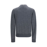 Loulou De Saison Gray Cashmere Polo Shirt