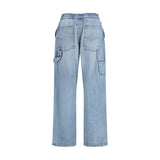 MM6 Blue Cotton Jeans Denim