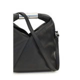 MM6 Black Calf Leather Bos Taurus Handbag