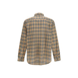 Burberry Beige Cotton Pattern Shirt