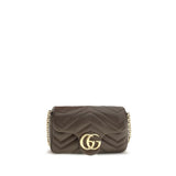 Gucci Brown Calf Leather Bos Taurus Handbag