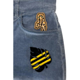 Mr&Mrs Italy Blue Cotton Women Shorts