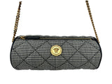 Versace Medusa Quilted Evening Sling Crossbody Bag