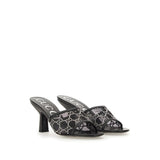 Gucci Black Polyamide Mules