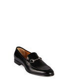 Gucci Black Calfskin Slip-On Loafers
