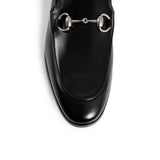 Gucci Black Calfskin Slip-On Loafers