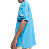Ambush Blue Cotton Shortsleeve Shirt