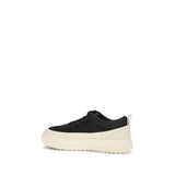 Moncler Black Calf Leather Bos Taurus Athletic Sneakers
