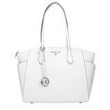Michael Kors White Leather Shoulder Bag