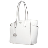 Michael Kors White Leather Shoulder Bag