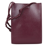 Jil Sander Purple Leather Crossbody Bag