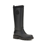 Moncler Black Pvc Rain Boots