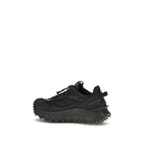 Moncler Black Calf Leather Bos Taurus Athletic Sneakers