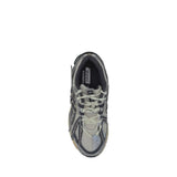 New Balance Silver Fabric Athletic Sneakers