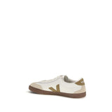 Veja Beige Calf Leather Bos Taurus Athletic Sneakers