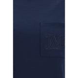 Max Mara Blue Cotton T-Shirt