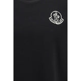 Moncler Black Cotton T-Shirt