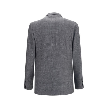 Lardini Gray Wool Oves Aries Blazer