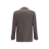 Lardini Brown Wool Oves Aries Blazer