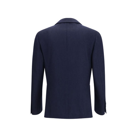 Lardini Blue Wool Oves Aries Jacket