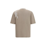Off-White Beige Cotton T-Shirt