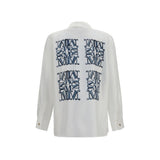 Max Mara White Silk Dress Shirt