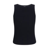Max Mara Black Viscose Tank Tops