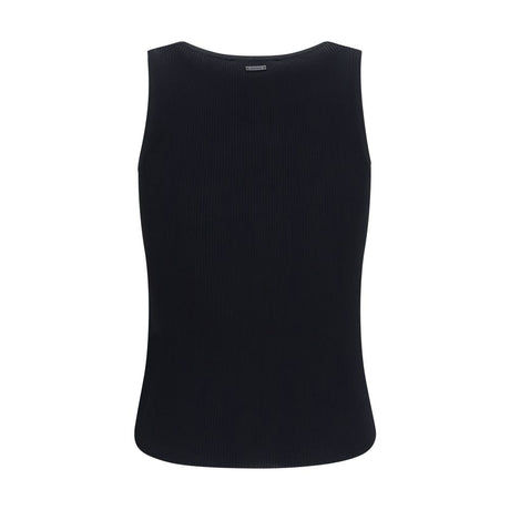 Max Mara Black Viscose Tank Tops
