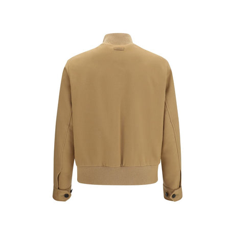 Lardini Beige Wool Oves Aries Full-Length Jacket