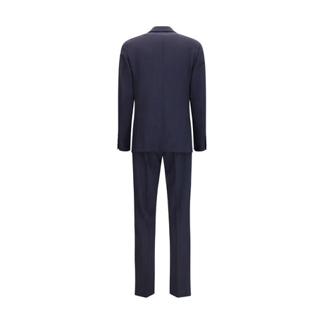Lardini Blue Wool Oves Aries Two-Piece Suit