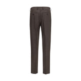 Lardini Brown Viscose Dress Pants