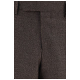 Lardini Brown Viscose Dress Pants