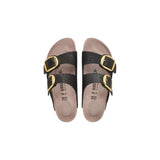 Birkenstock Black Synthetic Flat Sandals