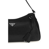 Prada Black Calf Leather Bos Taurus Shoulder Bag
