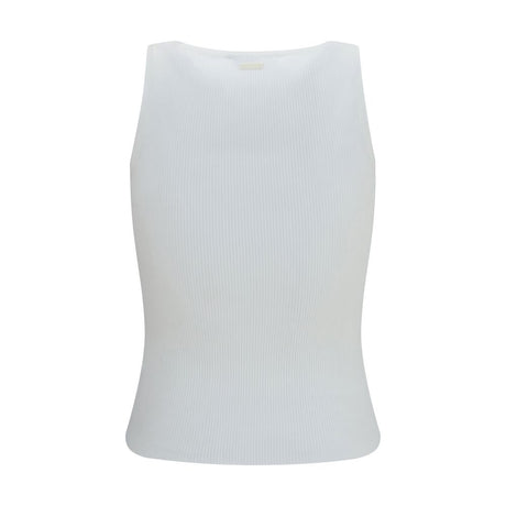 Max Mara White Viscose Tank Tops