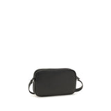 Valentino Garavani Black Calf Leather Bos Taurus Shoulder Bag
