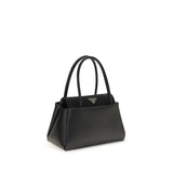 Prada Black Calf Leather Bos Taurus Handbag