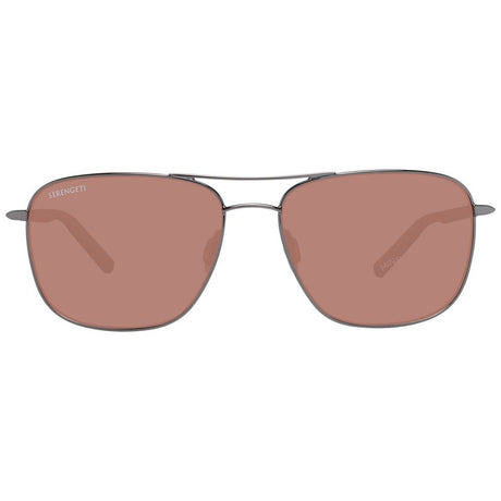 Serengeti Gray Metal Sunglasses