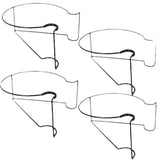 Floating Garden Railing Planter Shelf with Hooks