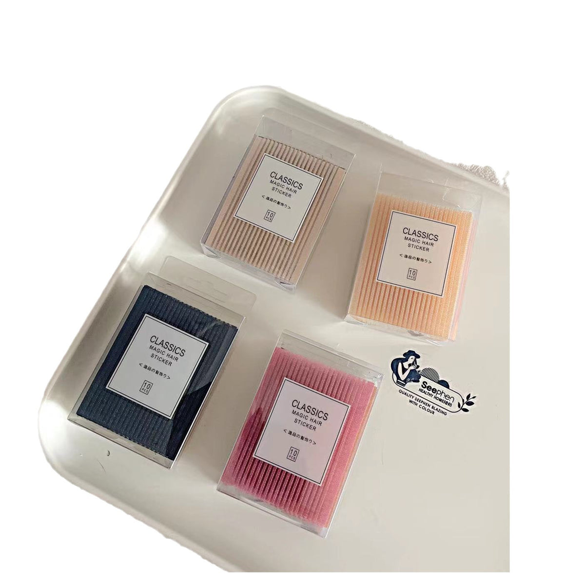 10-Piece Hair Clip Set for Makeup and Facial Care