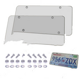American Style License Plate Cover - Car License Frame, Solid Color Plastic