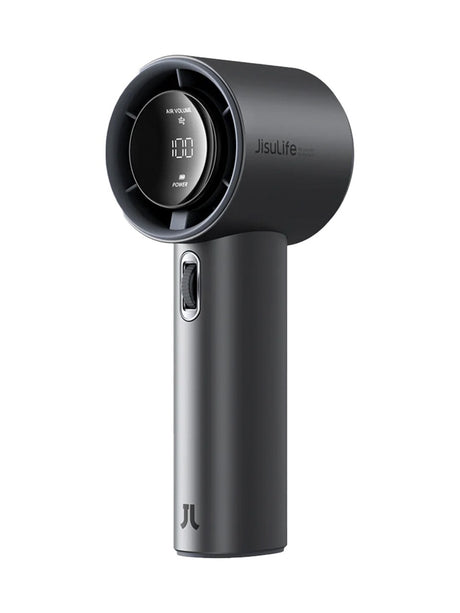 Jisulife Portable Personal Fan PRO 1S Black with Display & Powerful 15000 RPM Motor